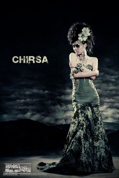 PS调色教程:调出美女冷艳的lomo效果