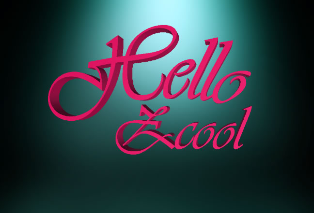 Photoshop CC 制作滴溅效果3D艺术字步骤解析