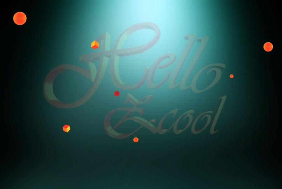 Photoshop CC 制作滴溅效果3D艺术字步骤解析